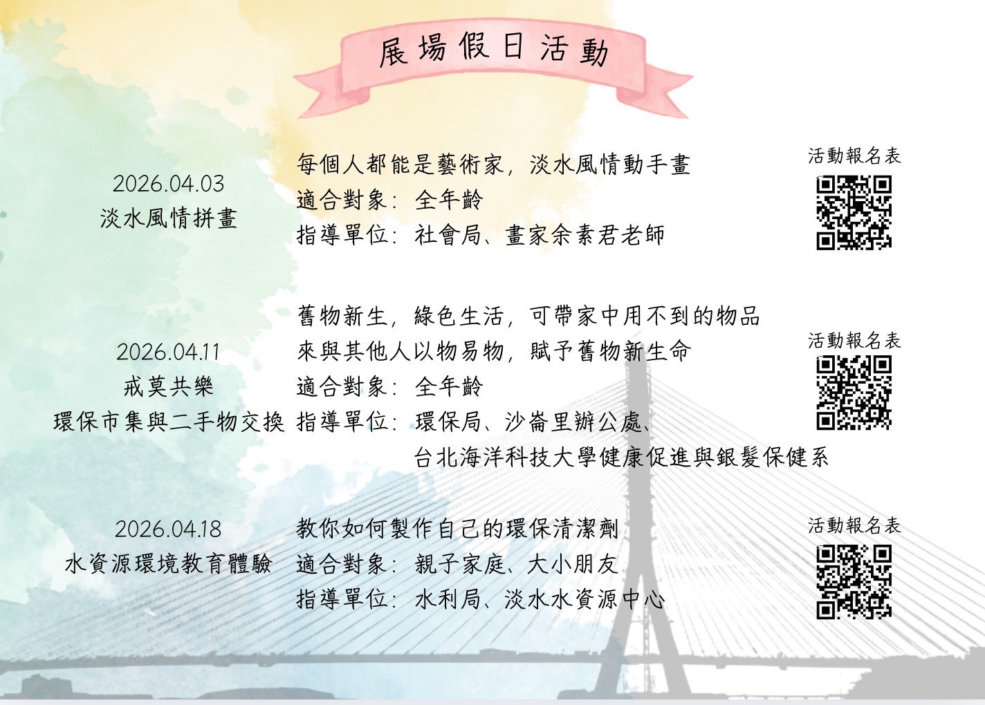 春日淡水風情藝術展